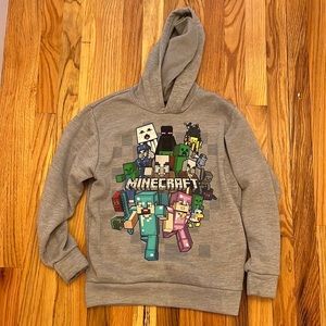 Boys Minecraft hoodie.